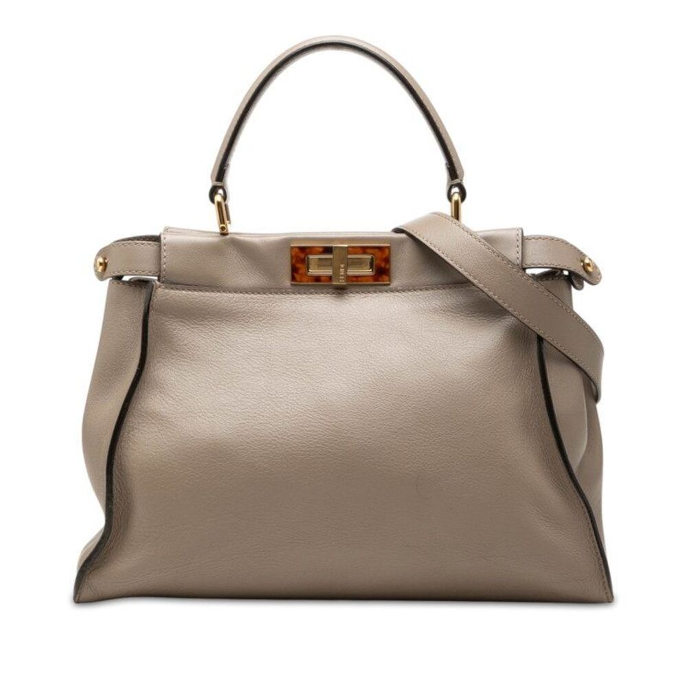 Fendi Peekaboo Medium Leather 2way Bag